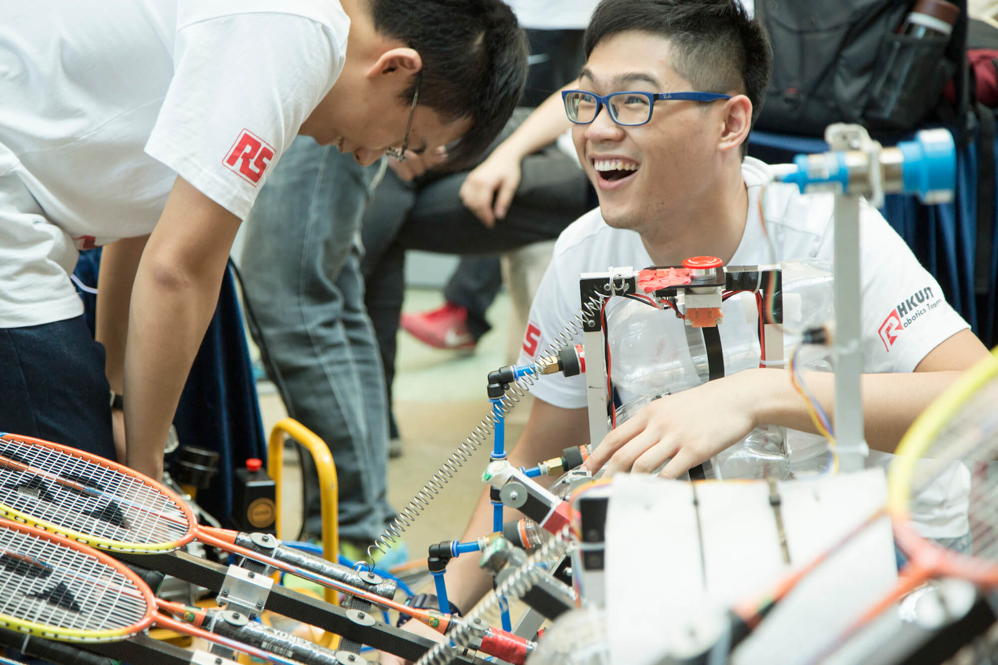 Annual 'Robocon' sponsored by RS at HKUST, Hong Kong. June 2015